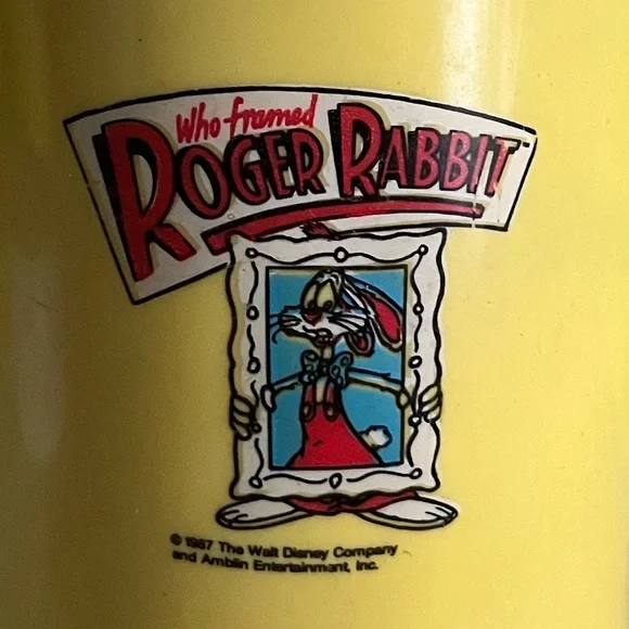 Who Framed Roger Rabbit Thermos Yellow - Picture 2 of 3